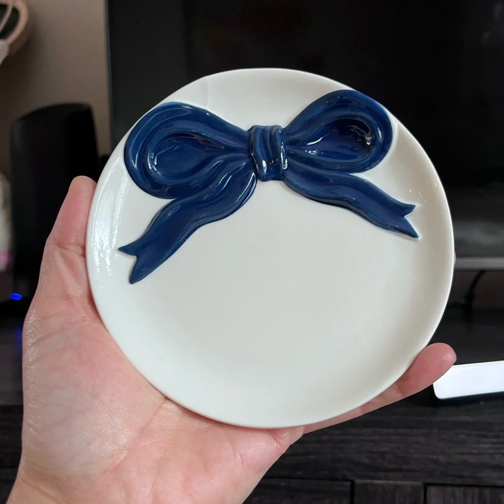 Target Bullseye Ceramic Trinket Dish Bow🎀